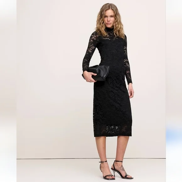 Banana Republic NWTs Midi Lace Dress - Picture 1 of 7